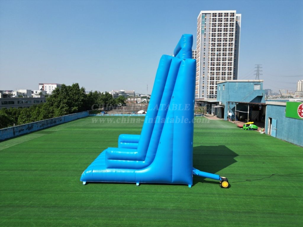 T11-1114 Blue Inflatable Climbing Wall