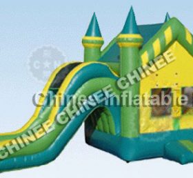 T5-173 Casa inflable de rebote del castillo con tobogán