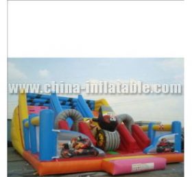 T8-1078 Deslizamiento inflable de la motocicleta