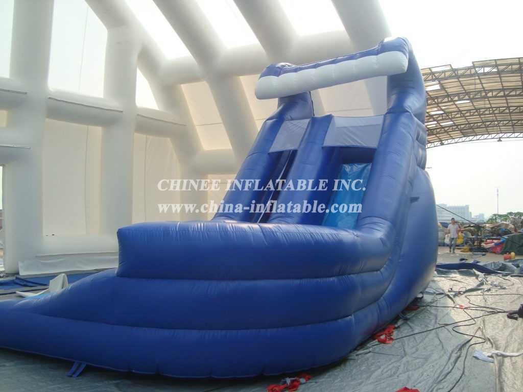 T8-543 Blue Giant Inflatable Slide