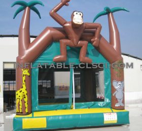 T2-3104 Monkey inflable trampolín