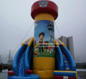 T8-614b Paw Patrol Diapositiva seca inflable para niños