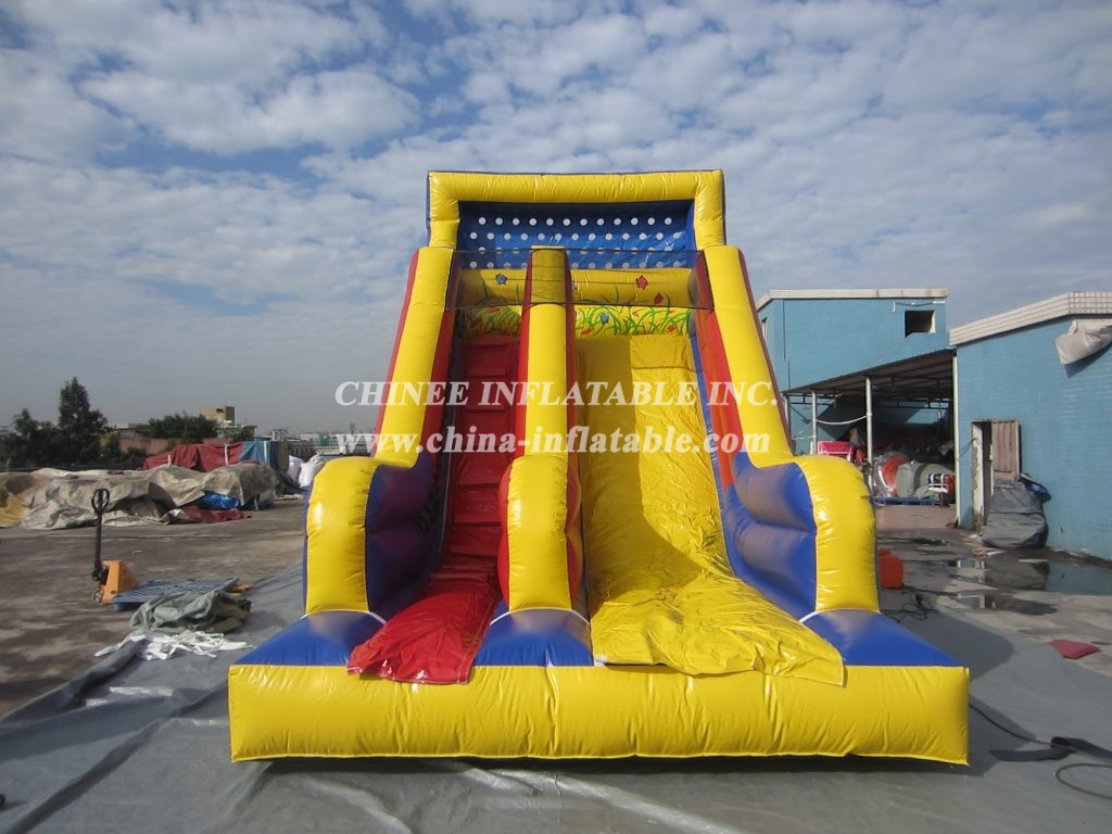 T8-2006 Professional Commercial Giant Inflatable Dry Slide For Adult