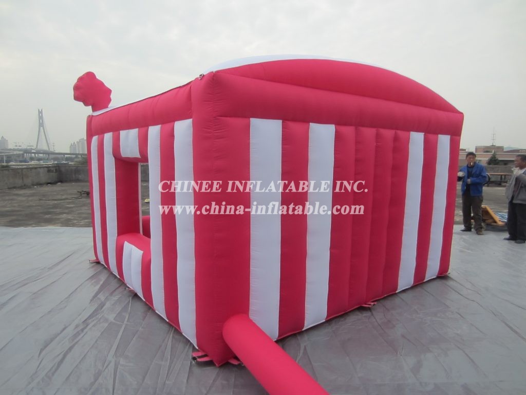 Tent1-533 Red Inflatable Tent For Party House Rentals