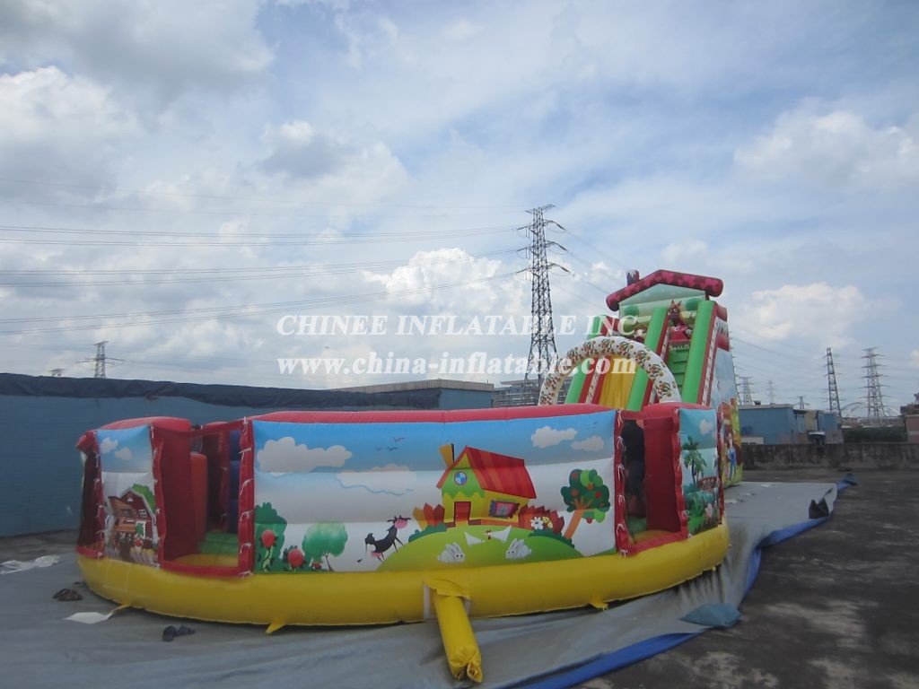 T5-800 Giant Farm Inflatable Funcity