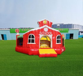 T2-4391 Castillo inflable de la combinación escolar