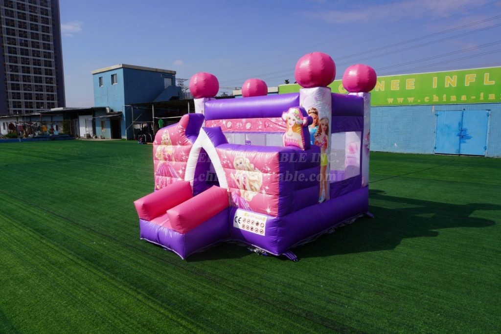 T2-009C Barbie Theme Bounce House