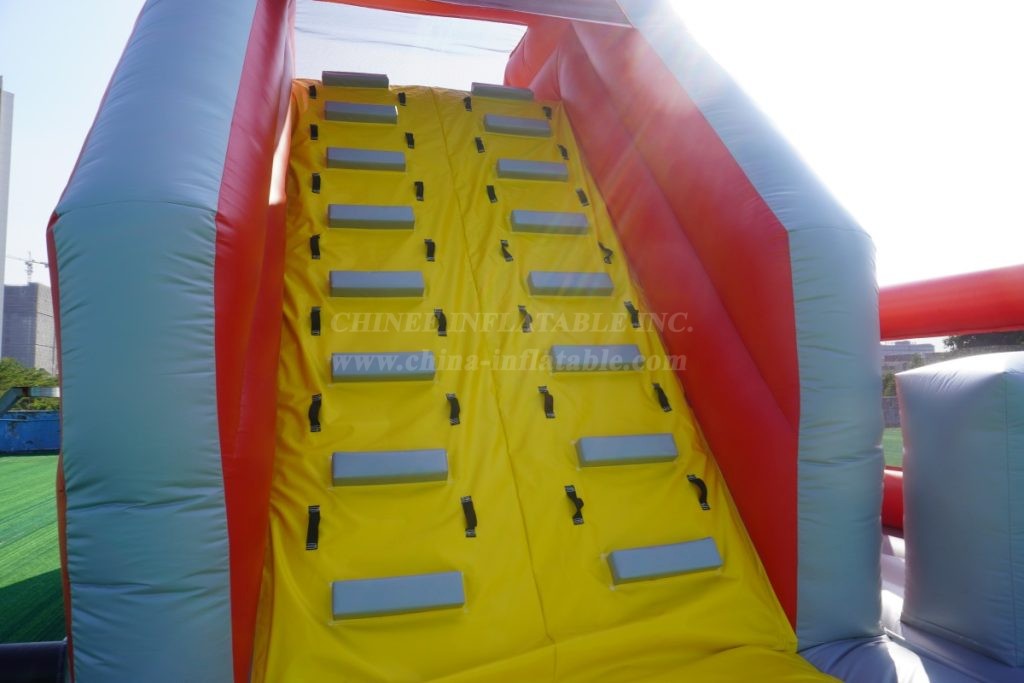 T8-1024A Iron Man theme inflatable slide